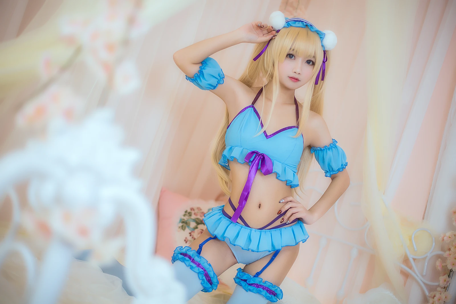 白嫩美少女鬼畜瑶 睡衣 14P-COS世界